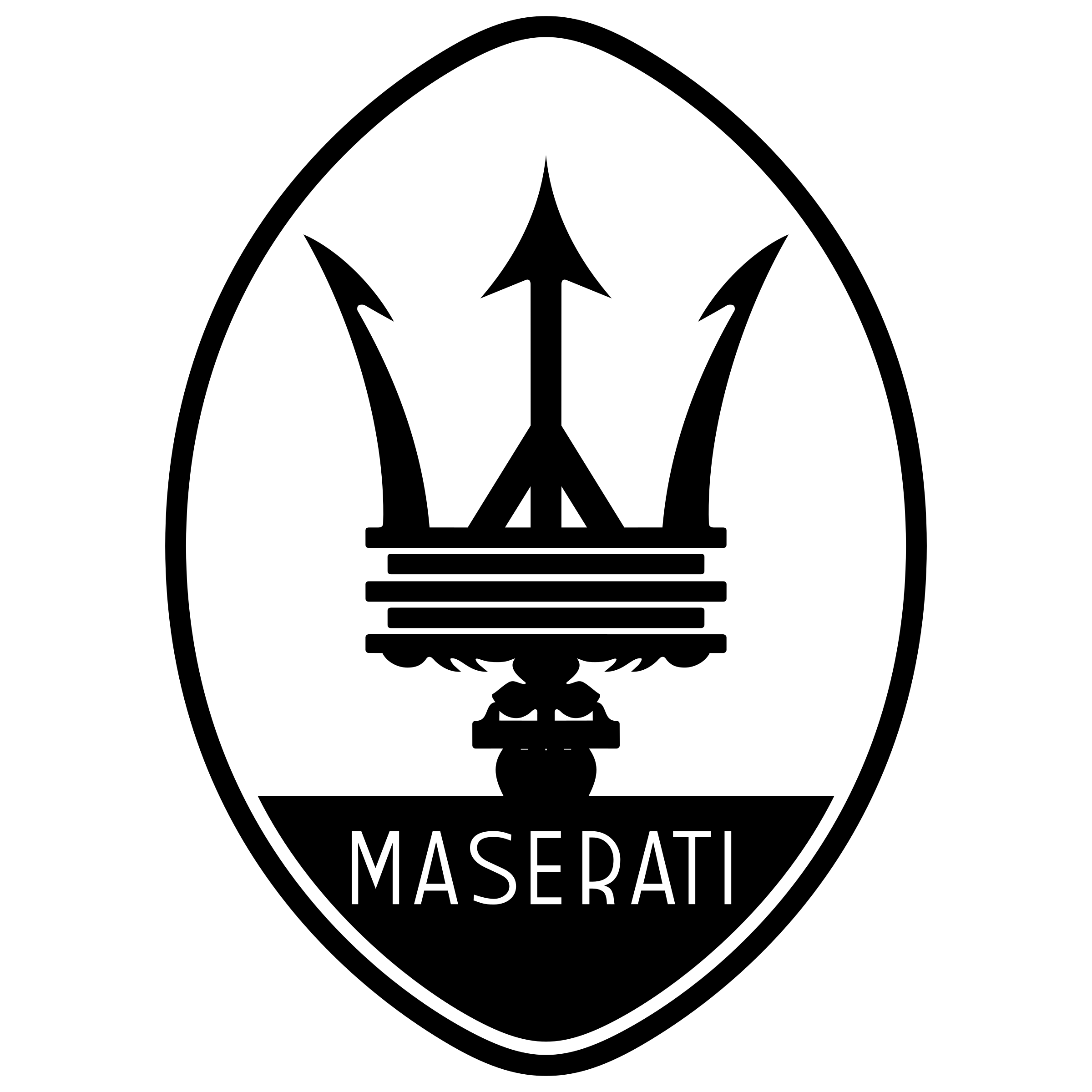 Logo automobile de la marque Maserati
