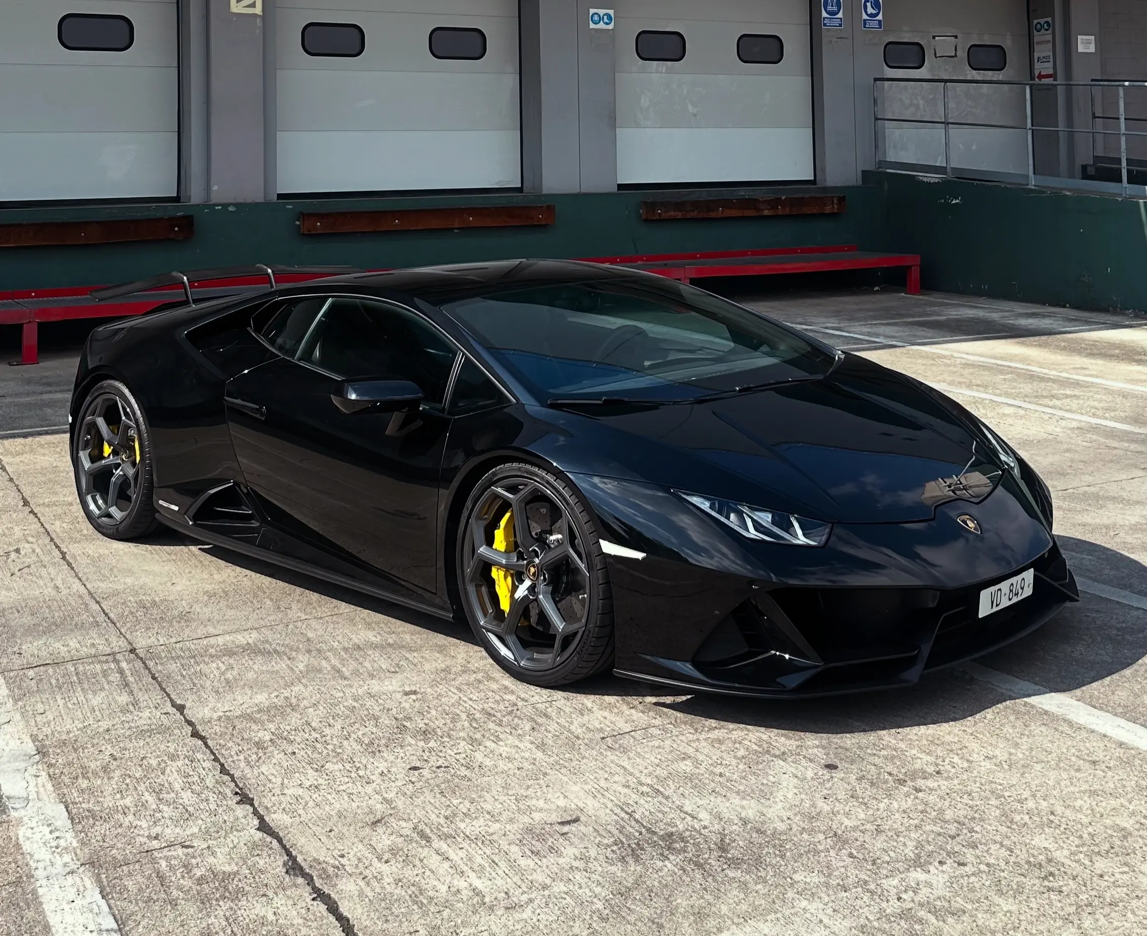 Photo d'une Lamborghini huracan evo